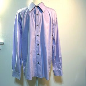 EXPRESS Men’s Lavender Stretch Large LongSleeve Button Up Shirt. Like New!